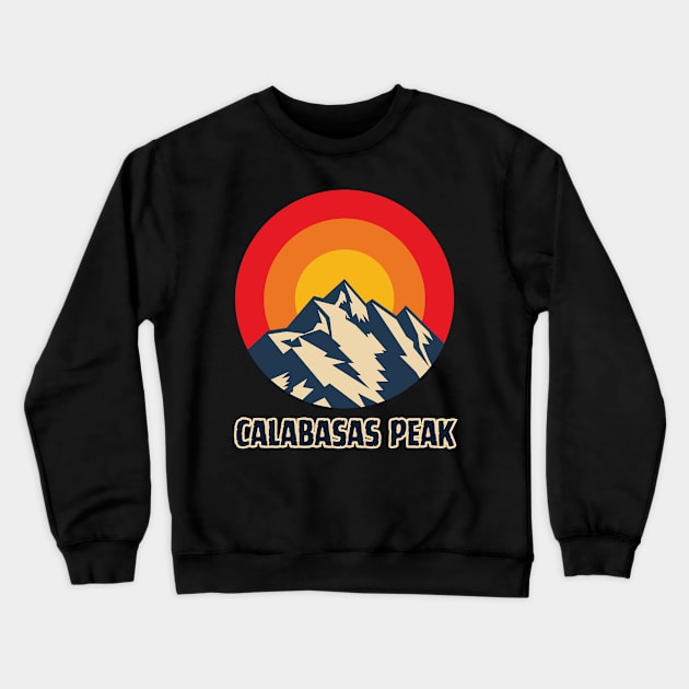 Calabasas Peak Crewneck Sweatshirt by Canada Cities